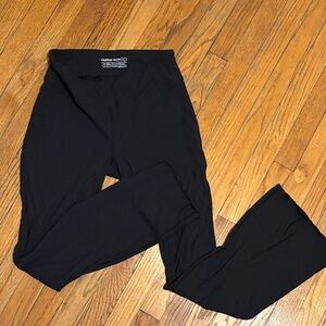 Outdoor Voices Black Ribbed Yoga Pants